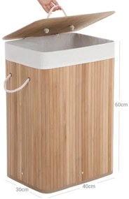 Coș pentru rufe GUS, maro