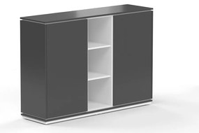 Dulap mediu Creator 162,8 x 44,5 x 115,5 cm, alb / antracit
