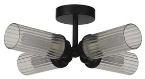 Plafoniera baie metal negru IP44 Imperial 4L