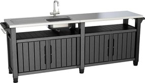 Bucătărie de grădină 237x52 cm Unity – Keter