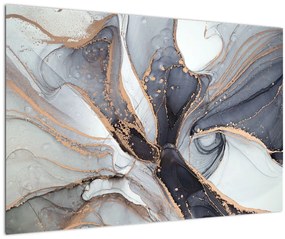 Tablou - Marmură gri (90x60 cm)