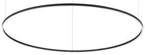 Ideal Lux - Lustră LED suspendată pe cablu ORACLE SLIM LED/77W/230V 3000K Ø 150 cm neagră