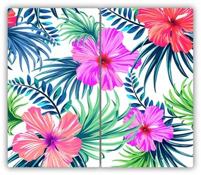 Tocator din sticla flori Hawaii