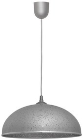 Lustră pe lanț CIRCLE 1xE27/15W/230V gri