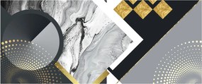 Tablou - Colaj texturat (120x50 cm)