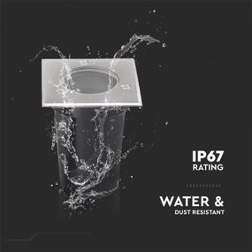 Corp de iluminat exterior 1xGU10/35W/230V IP67, rezistent la apă