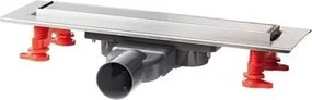 Set rigola de dus Wirquin Venisio Slim cu capac 70 cm