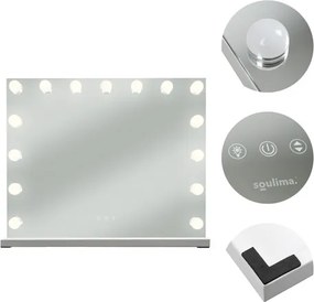 Oglindă cosmetică LED cu iluminare reglabilă - 58 x 46 cm