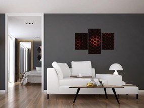 Tablou cu sârmă (90x60 cm)