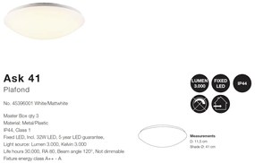 Plafoniera LED pentru baie Ask 41 45396001 NL