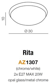 Plafoniera pentru baie RITA