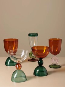Pahar de vin, transparent, cu picior, din sticla borosilicata, Pirouette