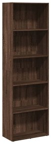 857923 vidaXL Bibliotecă, stejar maro, 60x30x189 cm, lemn prelucrat