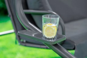 Leagăn de grădină reglabil în gri