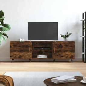 829073 vidaXL Comodă TV, stejar fumuriu, 150x30x50 cm, lemn compozit