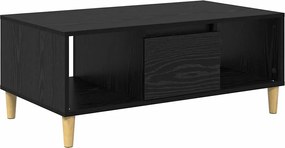 vidaXL Masă de cafea Stejar Negru 90 x 50 x 26.5 cm Lemn compozit