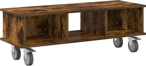 vidaXL Support TV Stejar fumuriu 100 x 35 x 35 cm Lemn compozit