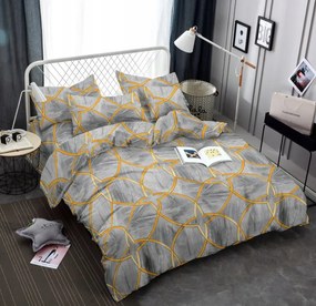 Lenjerie de pat din microfibra RYNETH gri Dimensiune lenjerie de pat: 70 x 80 cm | 140 x 200 cm