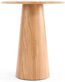 Măsuță auxiliară rotundă din lemn de stejar ø 40 cm Mushroom – Gazzda