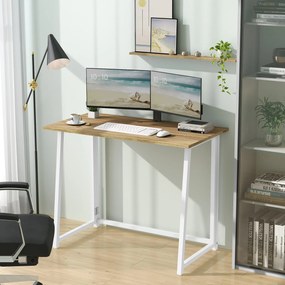 Set pentru birou – birou pliabil ZARIMO 80×40 cm alb + scaun de birou AVOLA VELVET albastru