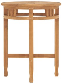 315463 vidaXL Masă de bistro, Ø60x75,5 cm, lemn masiv de tec