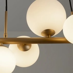 Lustră pe cablu ONLI PALOMA 10xG9/10W/230V auriu