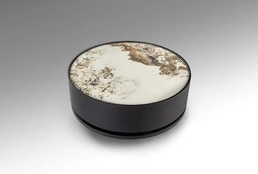 Masuta de cafea rotativa cu sertar Iza negru