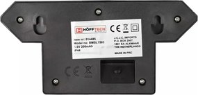 HÖFFTECH - Lampă solară LED de perete cu senzor, 5,5 V, 200 mAh, IP44