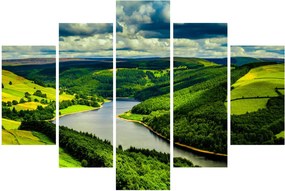 Tablou - Peisaj verde (150x105 cm)
