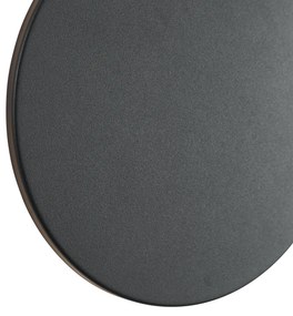 Lampă de perete pentru exterior neagră, cu LED inclus, IP54 - Soleil