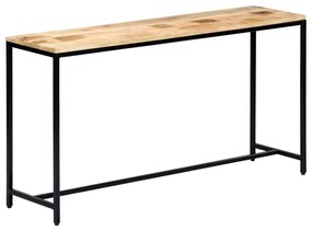 vidaXL Masă consolă, 140 x 35 x 76 cm, lemn masiv de mango nefinisat
