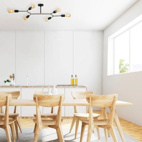 Plafonieră neagră 48x95 cm Sparrow – Opviq lights