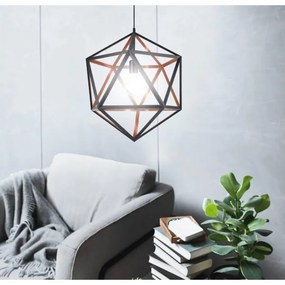 Eglo 43349 - Lustră pe cablu EMBLETON 1 1xE27/60W/230V