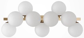 Aplica perete moderna design deosebit Dallas 9 alama/ alb