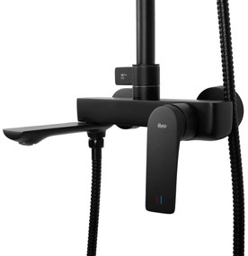 Rea Avalon set cada si dus perete da negru REA-P8811
