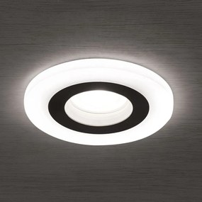 Spot incastrabil tavan GLOW D-11cm negru