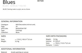 Tablou de perete decorativ Blues 110x145cm