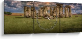 Tablou Stionehenge (cu ceas) (90x30 cm)
