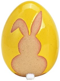 Deco ou Bunny Yellow 8x11x8 cm