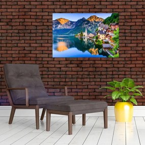 Tablou - Sat alpin (90x60 cm)