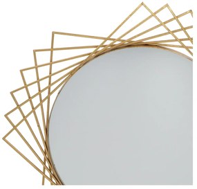 Oglinda geometrica Glam,auriu,  ⌀ 85 cm