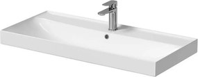 Lavoar incastrat dreptunghiular Alb mat Cersanit Larga Rocklite 100 cm