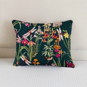 Fata de perna din microfibra MYSTIC GARDEN 40x50 cm verde inchis