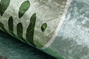 BAMBINO 61550 covor lavabil Pădure, străzi, munți pentru copii anti-alunecare - verde / gri