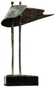 Statueta bronz masiv "Ocrotire"
