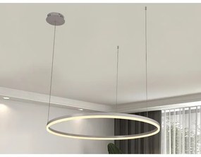 Lustră LED dimabilă pe cablu LED/55W/230V 3000-6500K + telecomandă