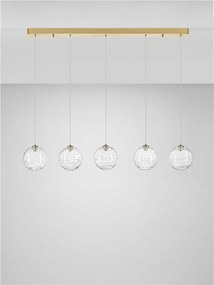 Lustra LED liniara design decorativ 3000K BLAZIK