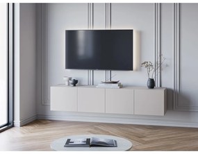 Comodă TV crem 180x38x35 cm Daroca – Marckeric