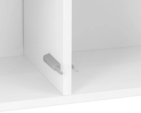 Boxie 2 uși dulap de perete 80x80x37 cm alb