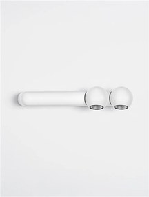 Plafoniera cu 2 Spoturi LED stil minimalist 2700K NOTIC alb